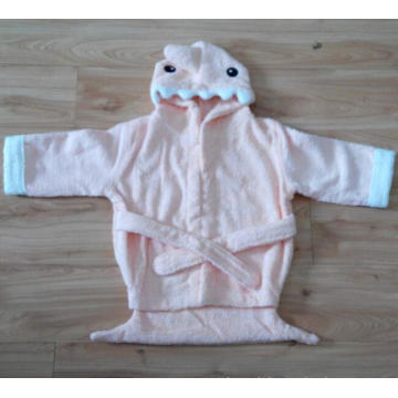 (BC-KB1007) Hot-Sell 100% Cotton Terry Kids Cute Bathrobe